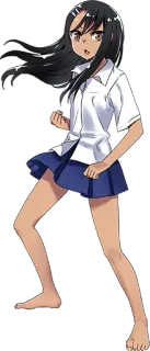 😠 Nagatoro Don't Toy with Me, Miss Nagatoro Anime, Manga, Uczennica, Nagatoro, Postać telegram sticker