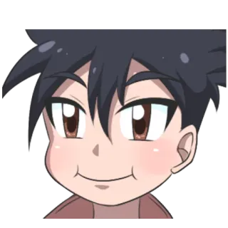 🙂 anime, manga, cartoon, cute, portrait telegram sticker