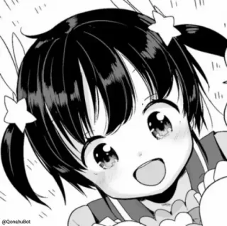 😍 anime, manga, cute, girl, cartoon telegram sticker