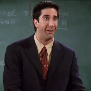 🤠 Ross Geller Friends télévision, personnage, Ross, Friends, acteur, homme telegram sticker