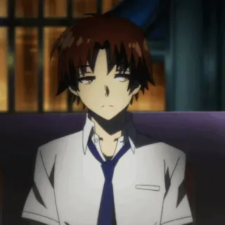 🖤 Kiyotaka Ayanokoji Classroom of the Elite Anime, Classroom of the Elite, Kiyotaka Ayanokoji, Mundur szkolny, Nastolatek, Postać telegram sticker