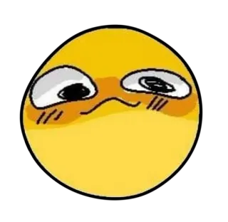 😈 表情符号, 黄色, 脸, 表情, 可爱, 搞笑, 贴纸 telegram sticker
