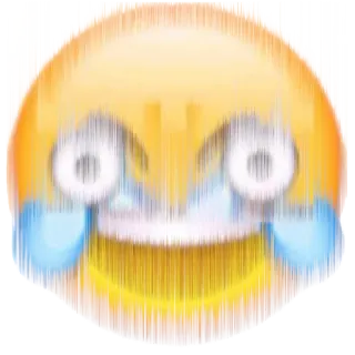 🤣 эмодзи, смех, плач, юмор, лол, смешно telegram sticker