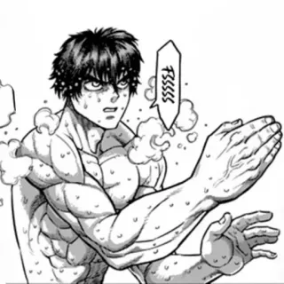 ⚫️ FSSSSS Anime, Manga, Sueur, Muscles whatsapp sticker