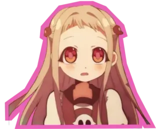 😍 Nene Yashiro Toilet-bound Hanako-kun anime, character, sticker, kawaii, manga whatsapp sticker
