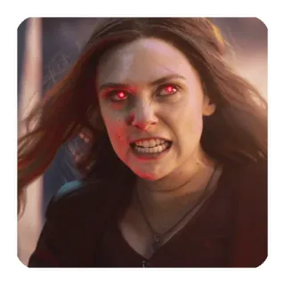 😡 Scarlet Witch Avengers superhéroe, marvel, vengadores, bruja, magia, poderoso telegram sticker