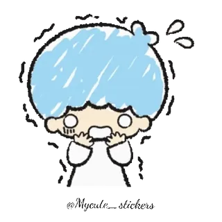 Little Twin Stars HD @Mycute_stickers whatsapp stickers