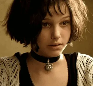🎗 Mathilda Lando Leon: The Professional natalie portman, mathilda, leon o profissional, personagem, filme whatsapp sticker