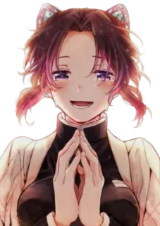 🥰 Shinobu Kocho Demon Slayer Anime, Demon Slayer, Shinobu Kocho, Manga telegram sticker
