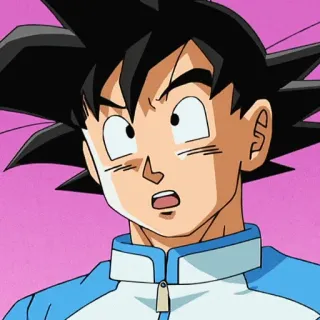 ❓ Goku Dragon Ball Goku, Dragon Ball, animé, dessin animé, personnage, Son Goku, Saiyan telegram sticker