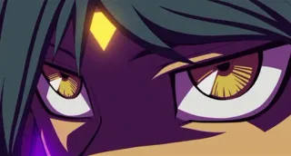 👁 anime, eyes, character, manga telegram sticker