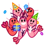 Fresh Shrimp telegram stickers