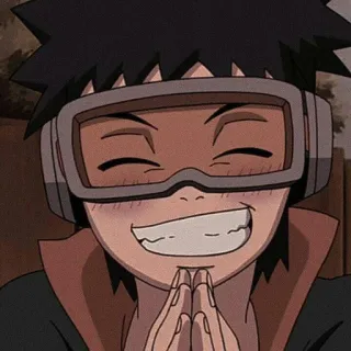 🔸 Obito Uchiha Naruto Anime, Manga, Dessin animé, Obito, Naruto, Personnage, Sourire telegram sticker