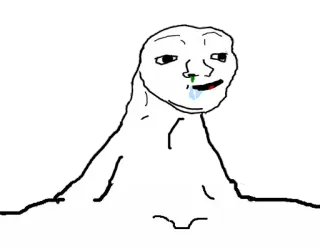 😦 meme, wojak, degenerate telegram sticker
