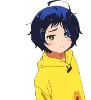 🌚 Ai Ohto Wonder Egg Priority Anime, Mädchen, Ai Ohto, Wonder Egg Priority, süß, Cartoon telegram sticker