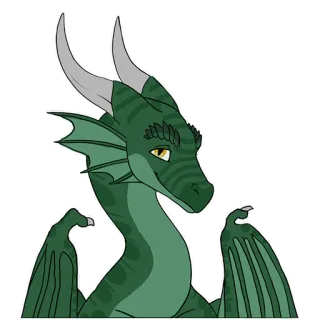 🙂 dragão, animal, desenho animado, fantasia, mítico telegram sticker