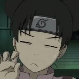 😑 Tenten Naruto tenten, naruto, anime, ninja telegram sticker