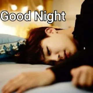 🌚 Good Night selamat malam, tidur, istirahat, orang, tempat tidur telegram sticker