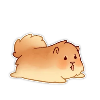 😕 หมา, น่ารัก, ปุย, ลูกหมา, สัตว์, สัตว์เลี้ยง telegram sticker