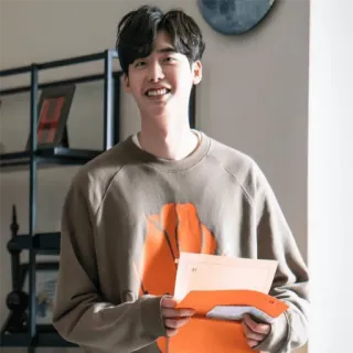 😁 Lee Jong-suk diễn viên, Hàn Quốc, người nổi tiếng, nụ cười, đàn ông, người mẫu telegram sticker