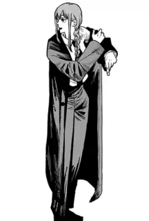😀 Makima Chainsaw Man anime, manga, character, Chainsaw Man, Makima telegram sticker