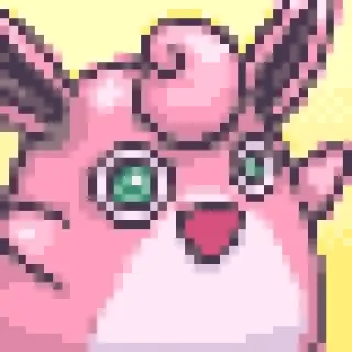 😊 Clefable pokemon, clefable, rosa, video game telegram sticker