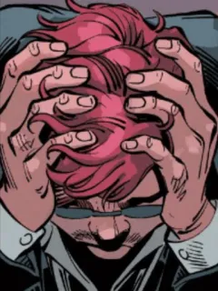 🕶 gestresst, ängstlich, Sorgen, Frustration, Kopfschmerzen, psychische Gesundheit telegram sticker