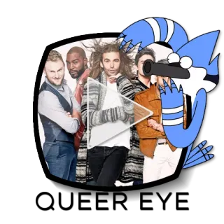 ▶ Mordecai Regular Show 모르드개, 레귤러 쇼, 만화, 캐릭터, 애니메이션 telegram sticker
