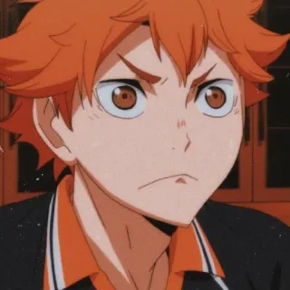🧡 Hinata Shoyo Haikyuu!! Anime, Manga, Hinata Shoyo, Haikyuu!!, Volleyball, Sport telegram sticker