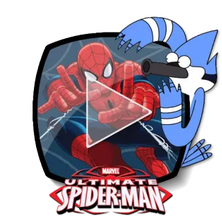 ▶️ Spider-Man Ultimate Spider-Man MARVEL ULTIMATE SPIDER-MAN Marvel, Spider-Man, cartoon, superhero telegram sticker