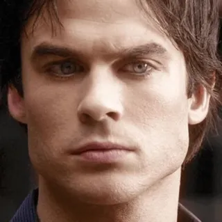 😞 Damon Salvatore The Vampire Diaries vampiro, guapo, tele, Ian Somerhalder telegram sticker