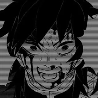 🕳 Anime, Manga, Violenza, Sangue, Demone, Combattimento telegram sticker