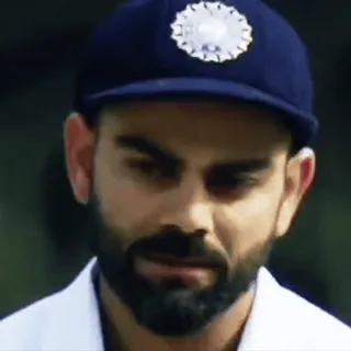 🙂 Virat Kohli Virat Kohli, Indischer Cricketspieler, Cricket, Sport, Athlet, Indien telegram sticker