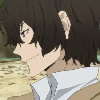 ✨ Dazai Osamu Bungou Stray Dogs อนิเมะ, Bungou Stray Dogs, ดาไซ, ดาไซ โอซามุ, ตัวละคร telegram sticker