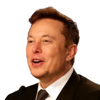 🙂 Elon Musk Elon Musk, negócios, tecnologia, empreendedor telegram sticker