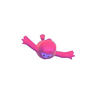 🛩 fall guys, trò chơi điện tử, màu hồng, nhân vật, hạt đậu, platformer telegram sticker
