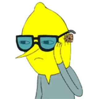 🤔 Lemongrab Adventure Time lemongrab, cartoon, character, animated, tv show telegram sticker