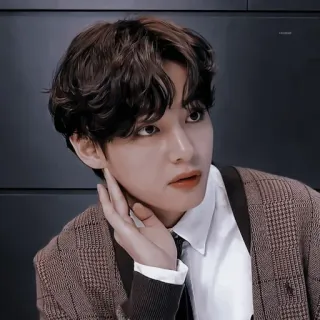 🤎 V kpop, bts, idol, piosenkarz, przystojny, portret, V, Kim Taehyung whatsapp sticker