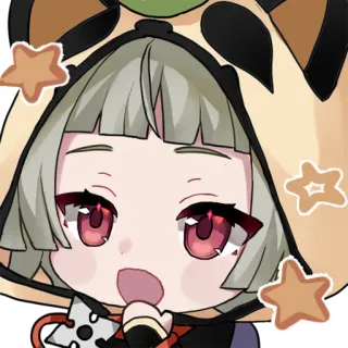 😮 动漫, Q版, 卡哇伊, 可爱, 卡通, 吉祥物, 角色 telegram sticker