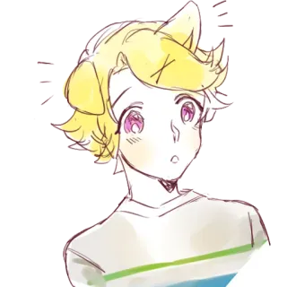 😶 Anime, Personaje, Retrato, Ilustración, Arte telegram sticker