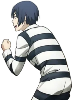 💪 Anime, Cárcel, Prisión, Uniforme whatsapp sticker