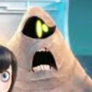 🖤 Murray Hotel Transylvania mumia, kreskówka, potwór, Hotel Transylwania telegram sticker