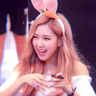 💗 Rosé kpop, sänger, idol, rose, blackpink telegram sticker