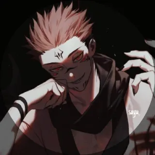 😏 Sukuna Jujutsu Kaisen sayu Anime, Mangá, Sukuna, Jujutsu Kaisen, Animação Japonesa, Personagem Animado telegram sticker