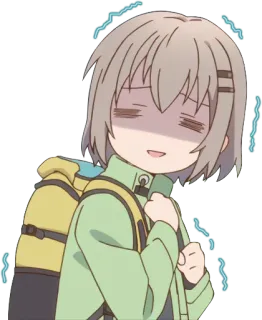 Yama no Susume - Aoi Yukimura telegram stickers