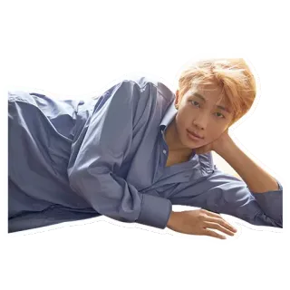 😴 RM RM, K-Pop, BTS, cantante, ritratto telegram sticker