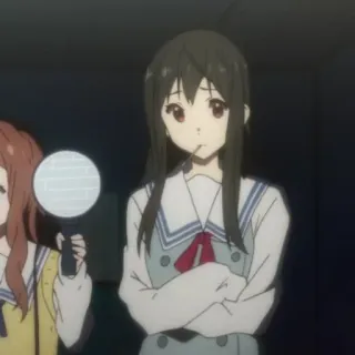 🍙 Anime, Mädchen, Schuluniform, süß, Cartoon, jung whatsapp sticker