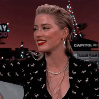 🥀 Amber Heard actress, woman, celebrity telegram sticker