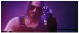 😎 Johnny Silverhand Cyberpunk 2077 Cyberpunk, Johnny Silverhand, Keanu Reeves, Cyberpunk 2077, video game telegram sticker