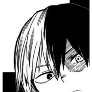 👀 Shoto Todoroki My Hero Academia anime, manga, shoto todoroki, my hero academia, character telegram sticker